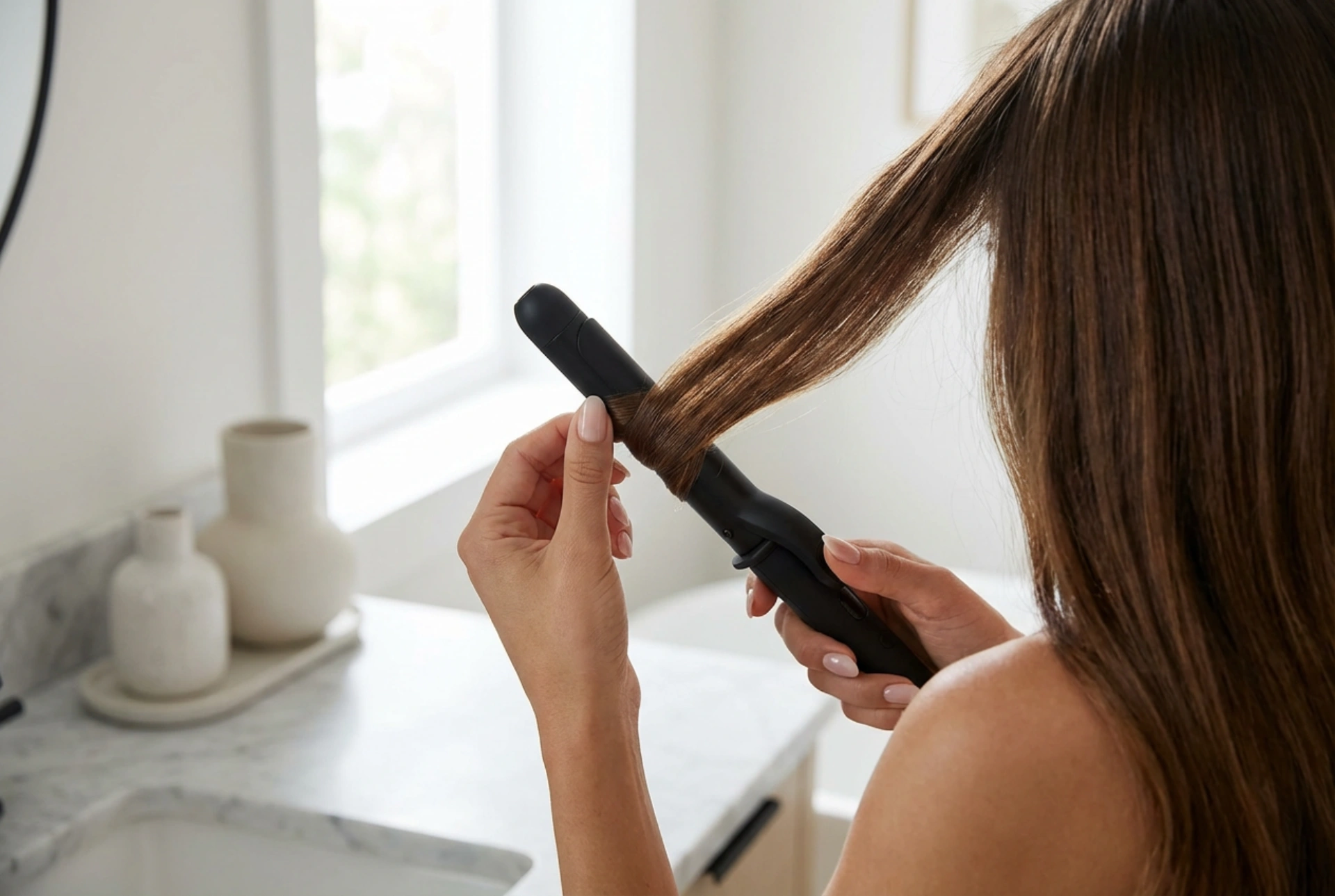 Fer à boucler pour cheveux longs : sections, temps de pose et boucles durables
