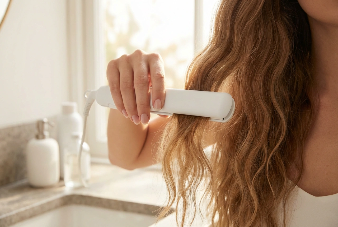 Mini-gaufreur à cheveux : vagues rapides et volume étape par étape