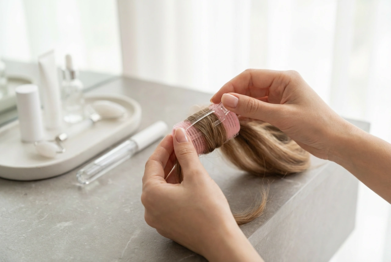 Bigoudis à clips : pose, temps de maintien et retrait