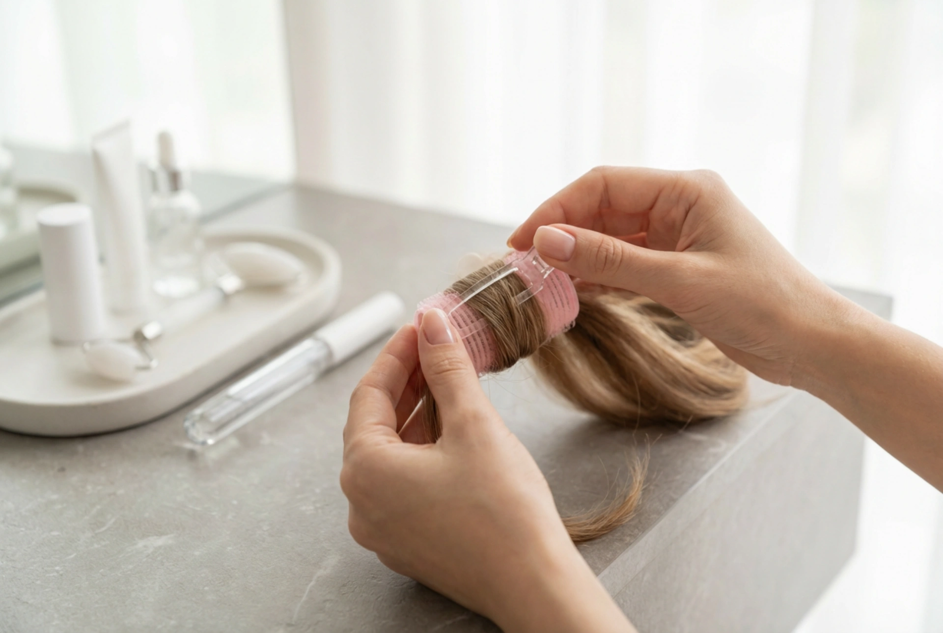 Bigoudis à clips : pose, temps de maintien et retrait