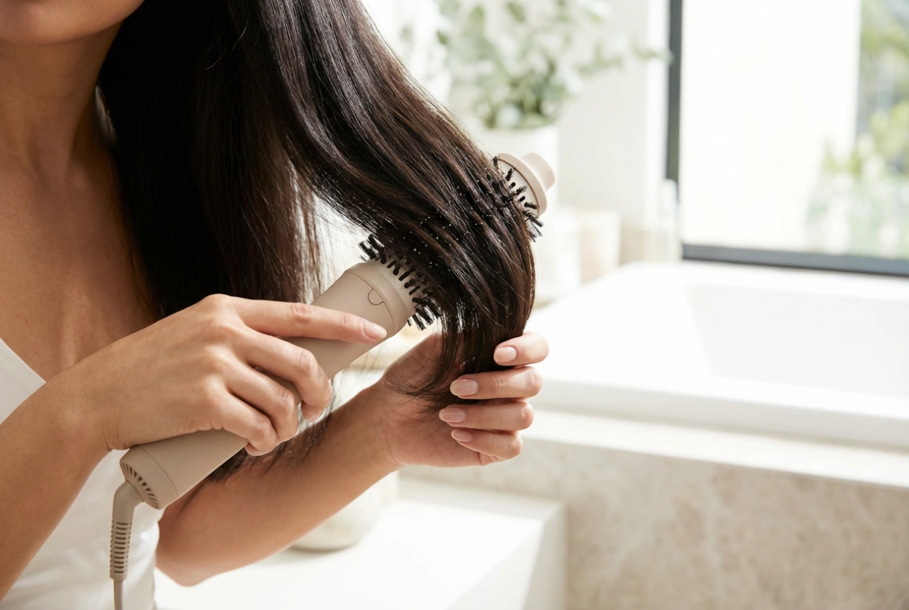 Brosse soufflante rotative : le coiffage avec rotation étape par étape