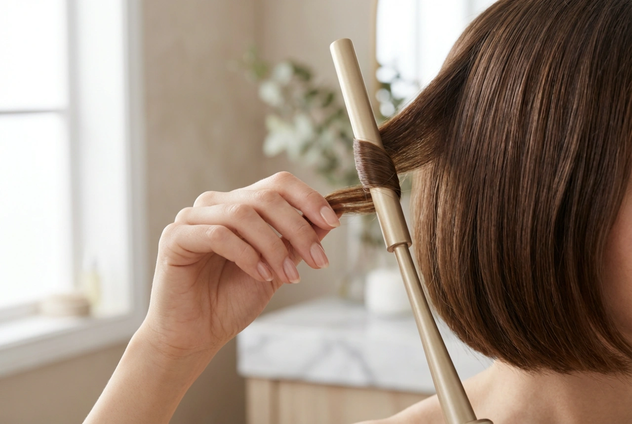 Fer à friser fin pour cheveux courts : comment boucler sans brûler les pointes