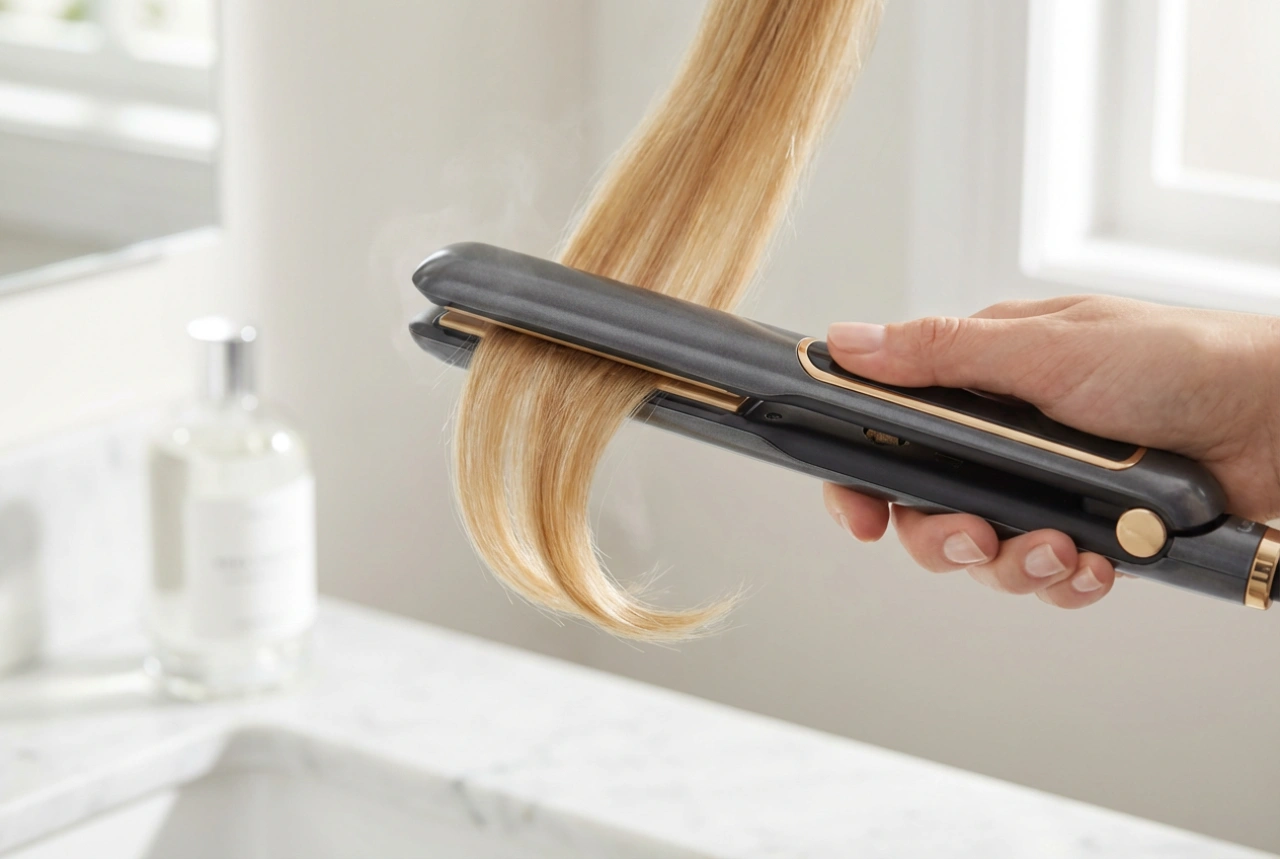 Lisseur pour frange : lissage, mise en forme et protection des pointes
