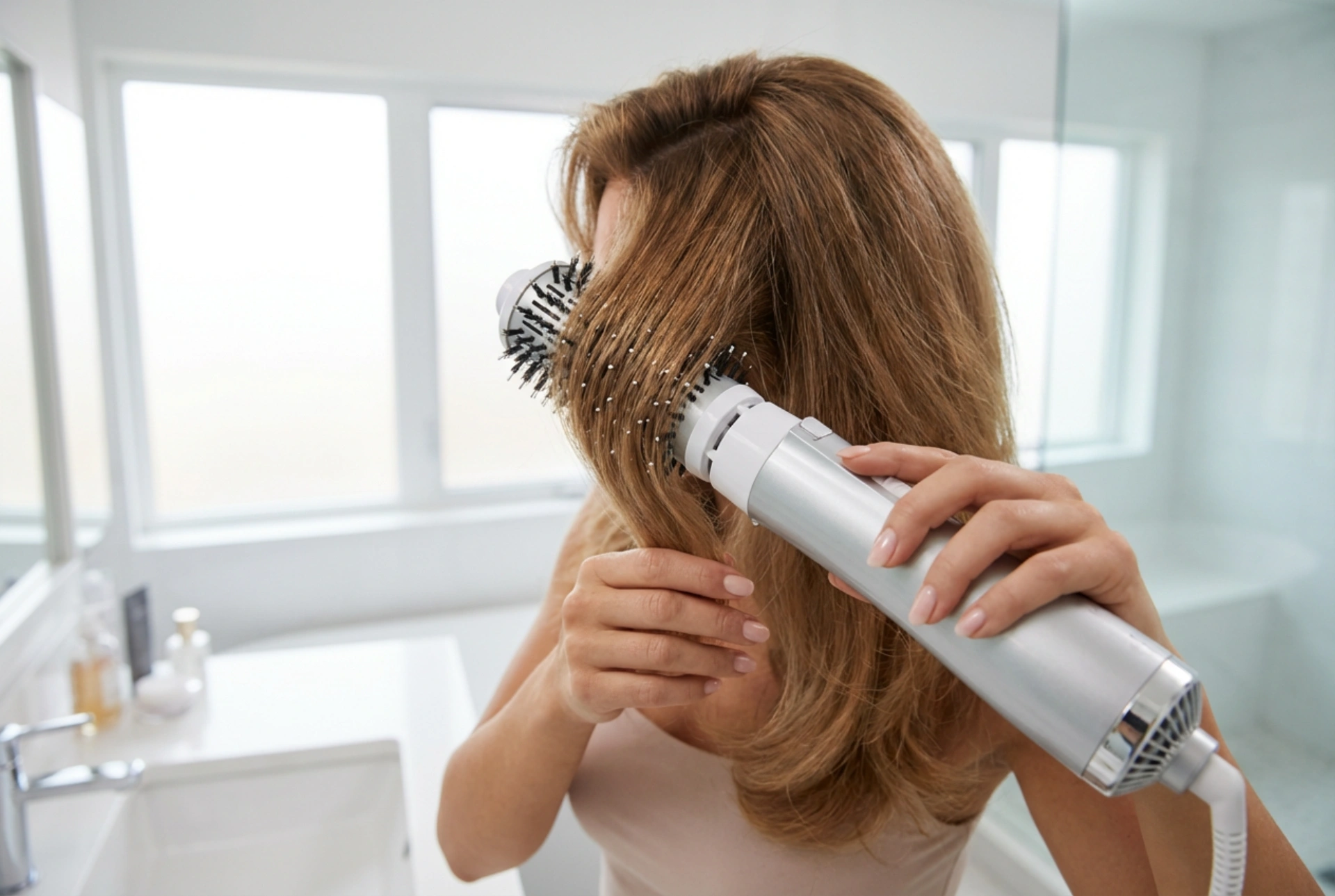 Brosse coiffante rotative : coiffage pas à pas et erreurs courantes