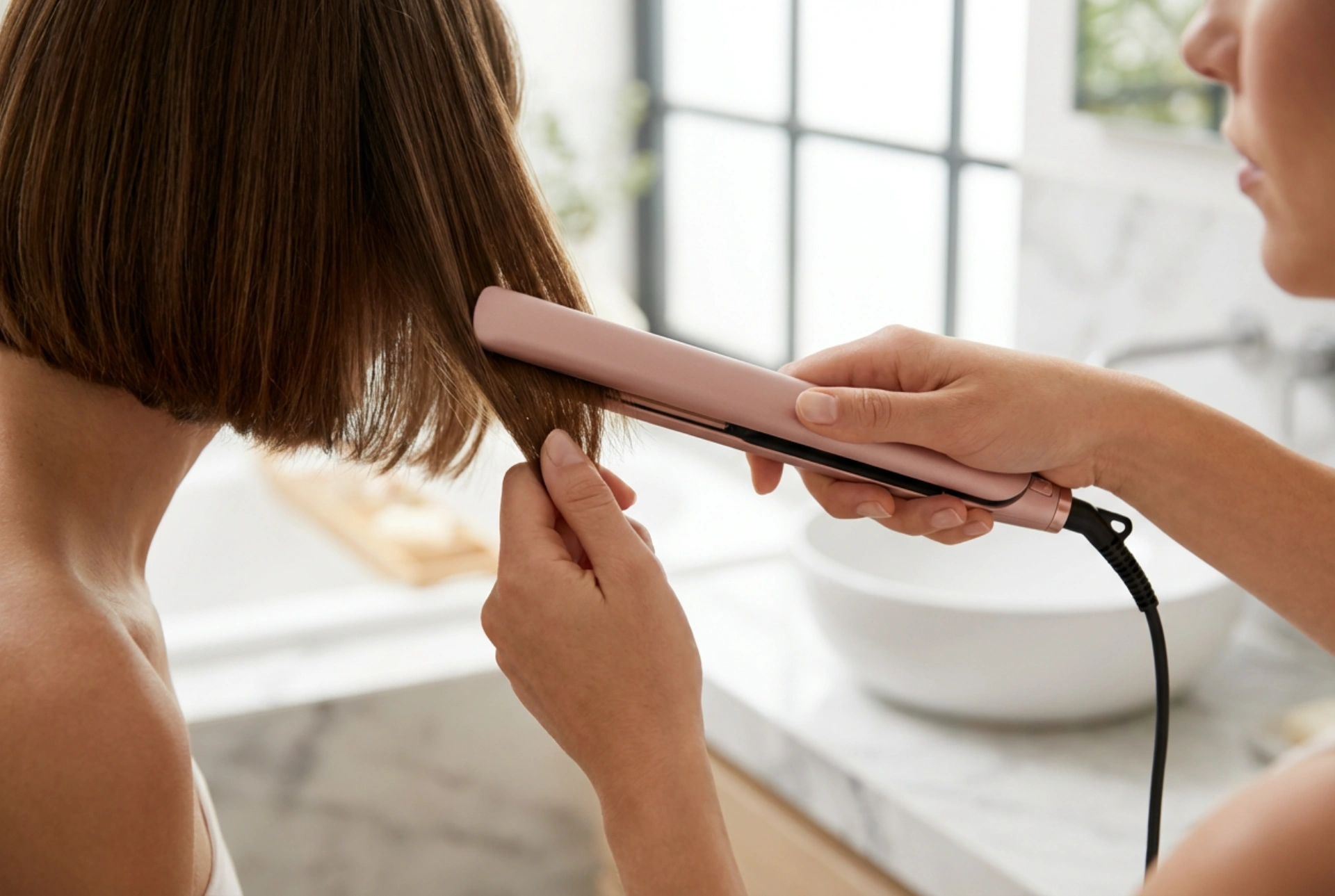 Lisseur fin pour cheveux courts : lissage précis et ondulations maîtrisées
