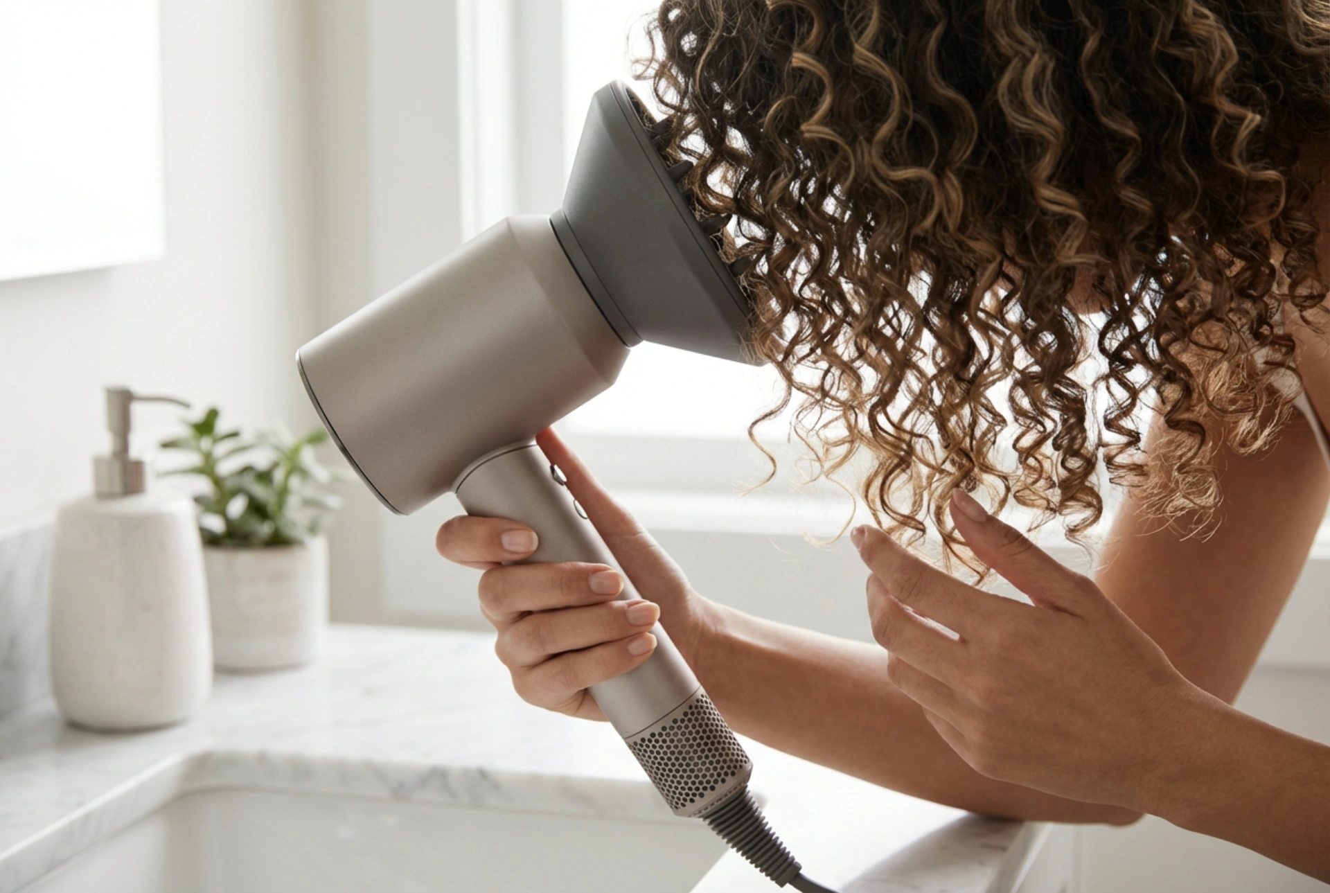 Sèche-cheveux et diffuseur : comment l'utiliser pour définir vos boucles