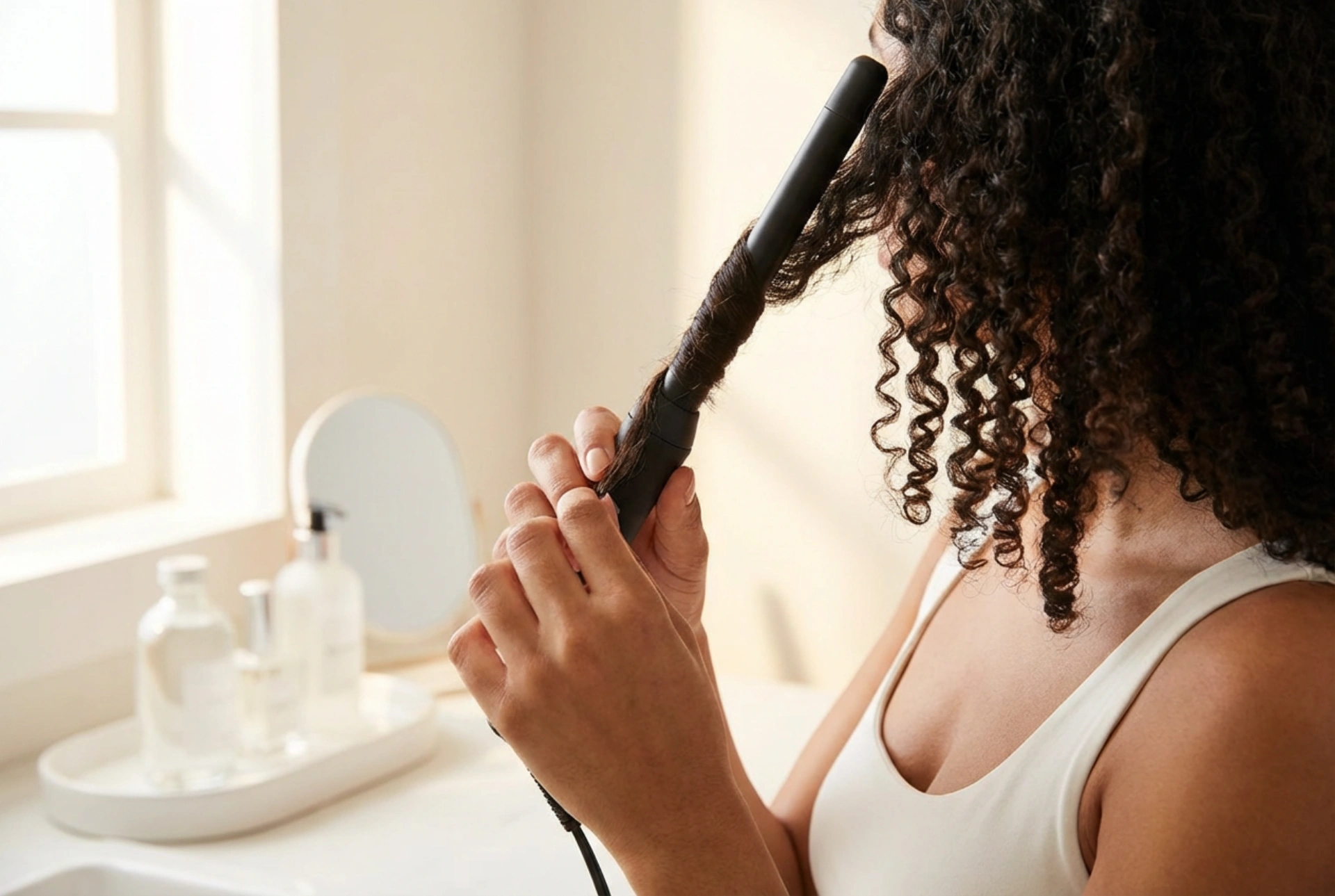 Fer à boucler fin : comment réaliser des boucles serrées et un effet afro étape par étape