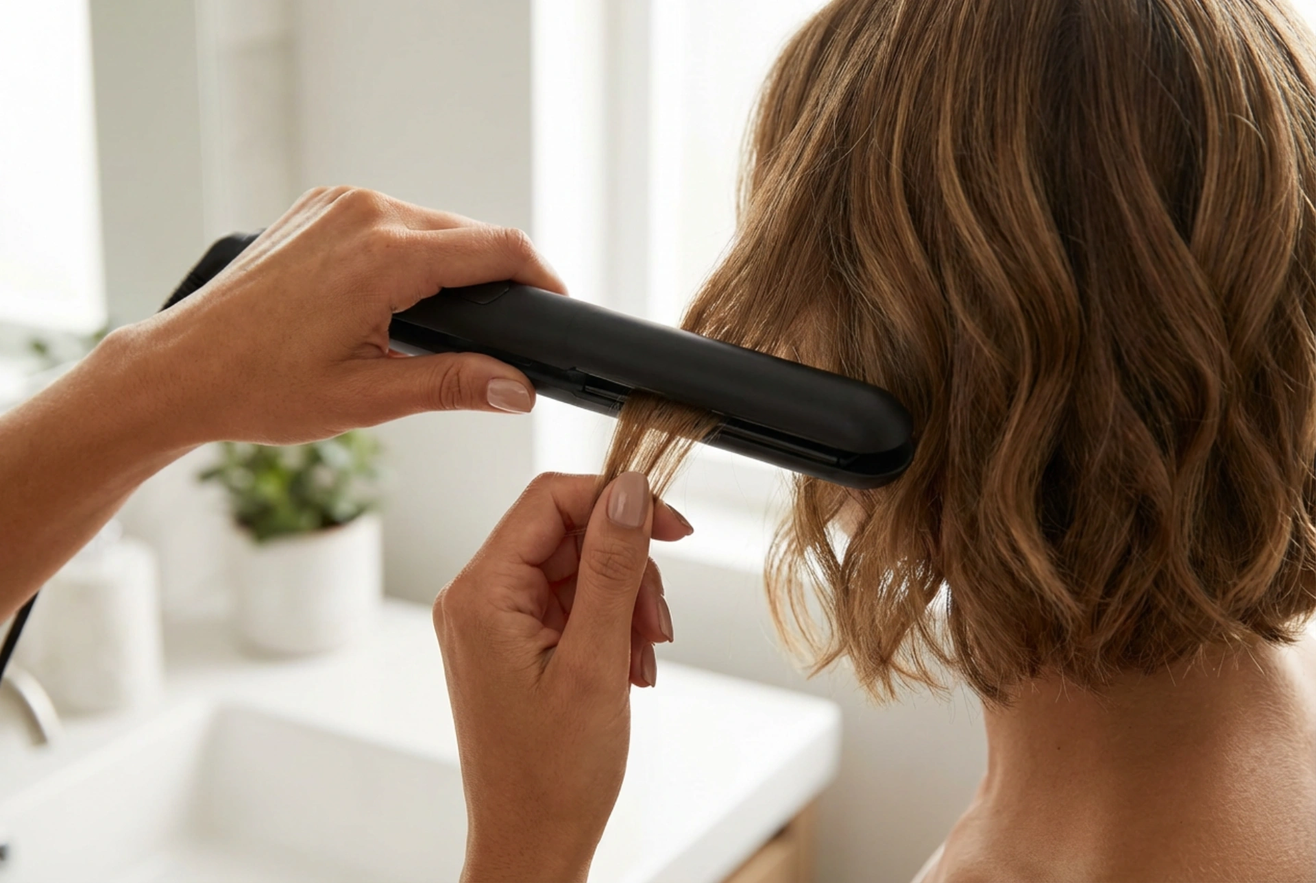 Fer à boucler rotatif pour cheveux courts : techniques pour du volume et des ondulations légères