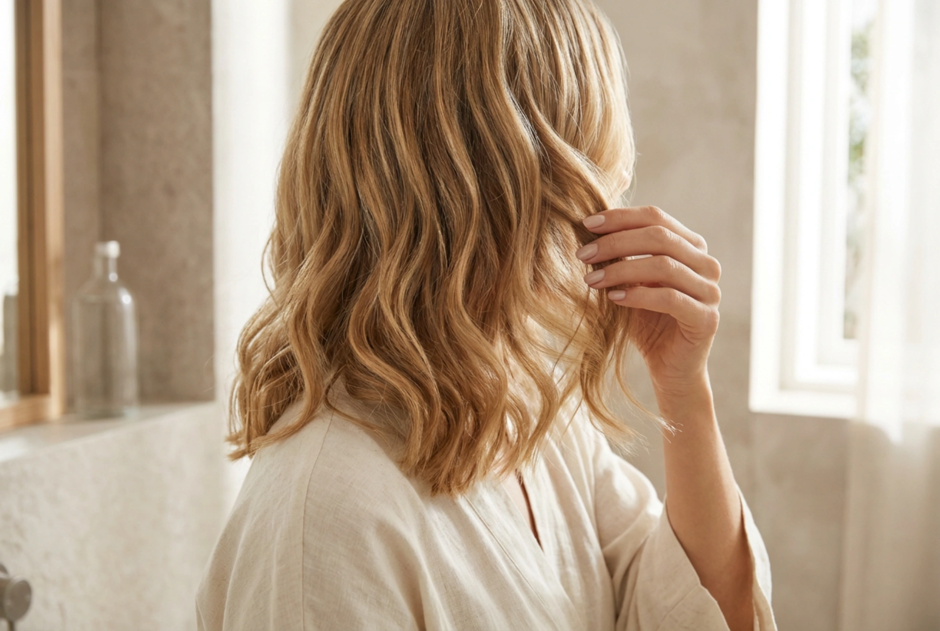 Fer à onduler triple : des ondulations beach waves rapides et une tenue durable sans frisottis