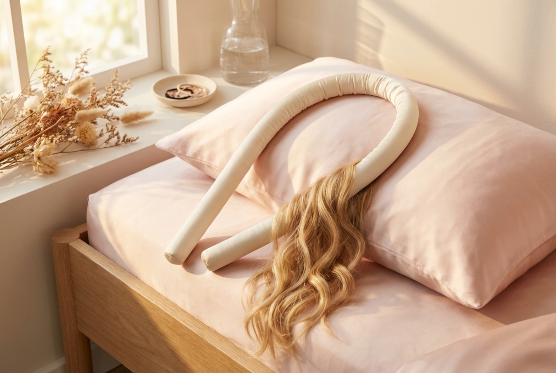 Le rouleau pour boucler les cheveux la nuit : une fixation confortable sans chaleur