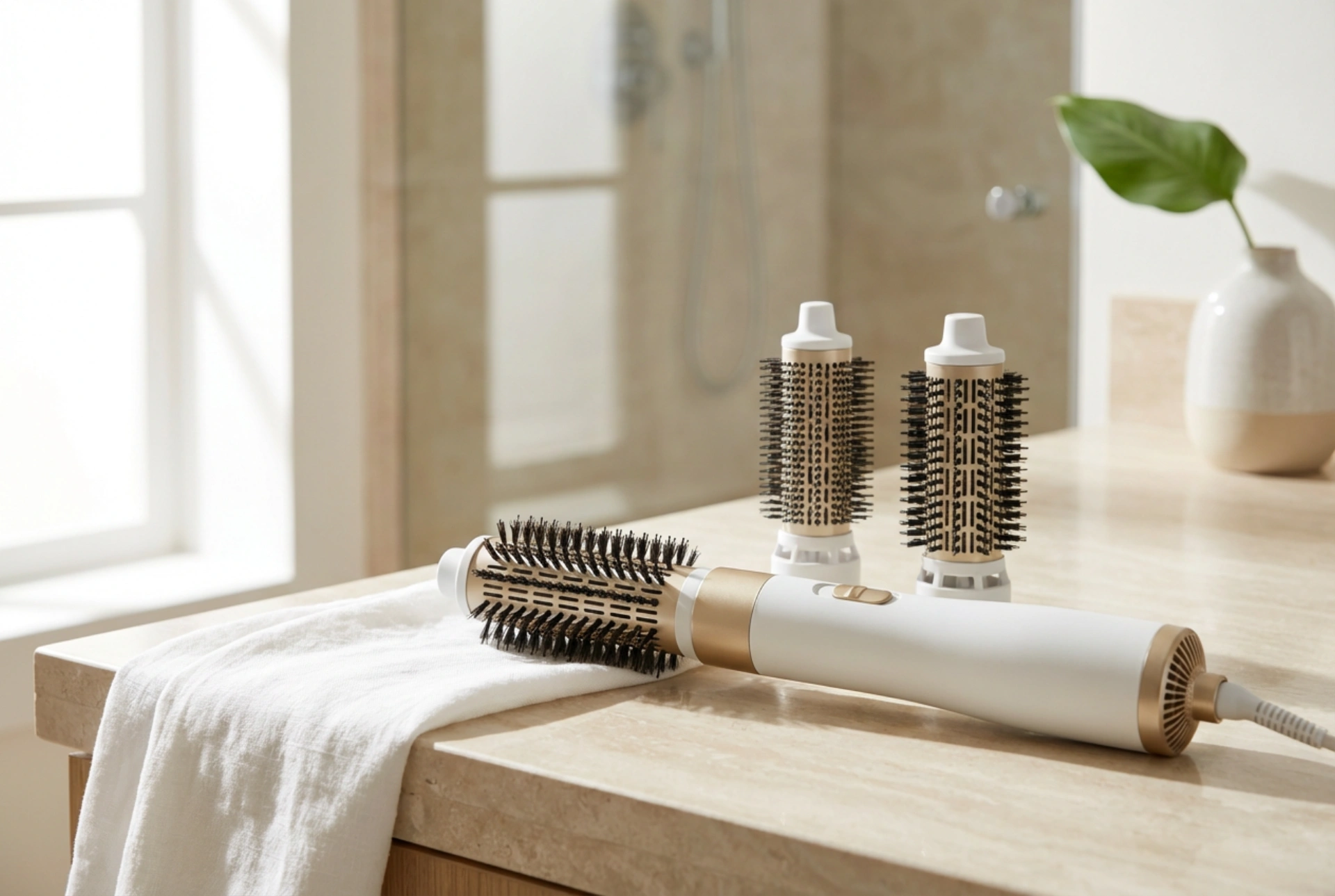 Brosses soufflantes pour cheveux courts : choix des embouts et techniques de coiffage