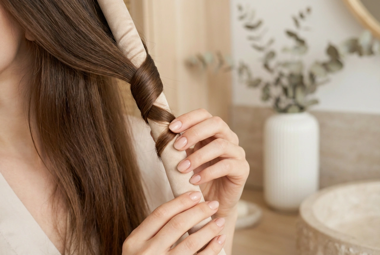 Le boudin en satin : des ondulations sans chaleur pour cheveux mi-longs à longs