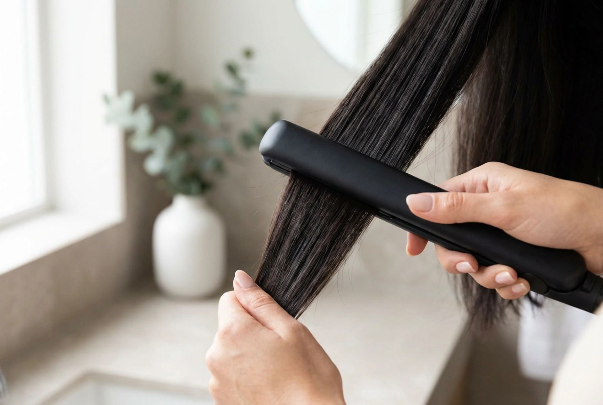 Lisseur pour cheveux épais : choisir les bonnes plaques et la bonne température