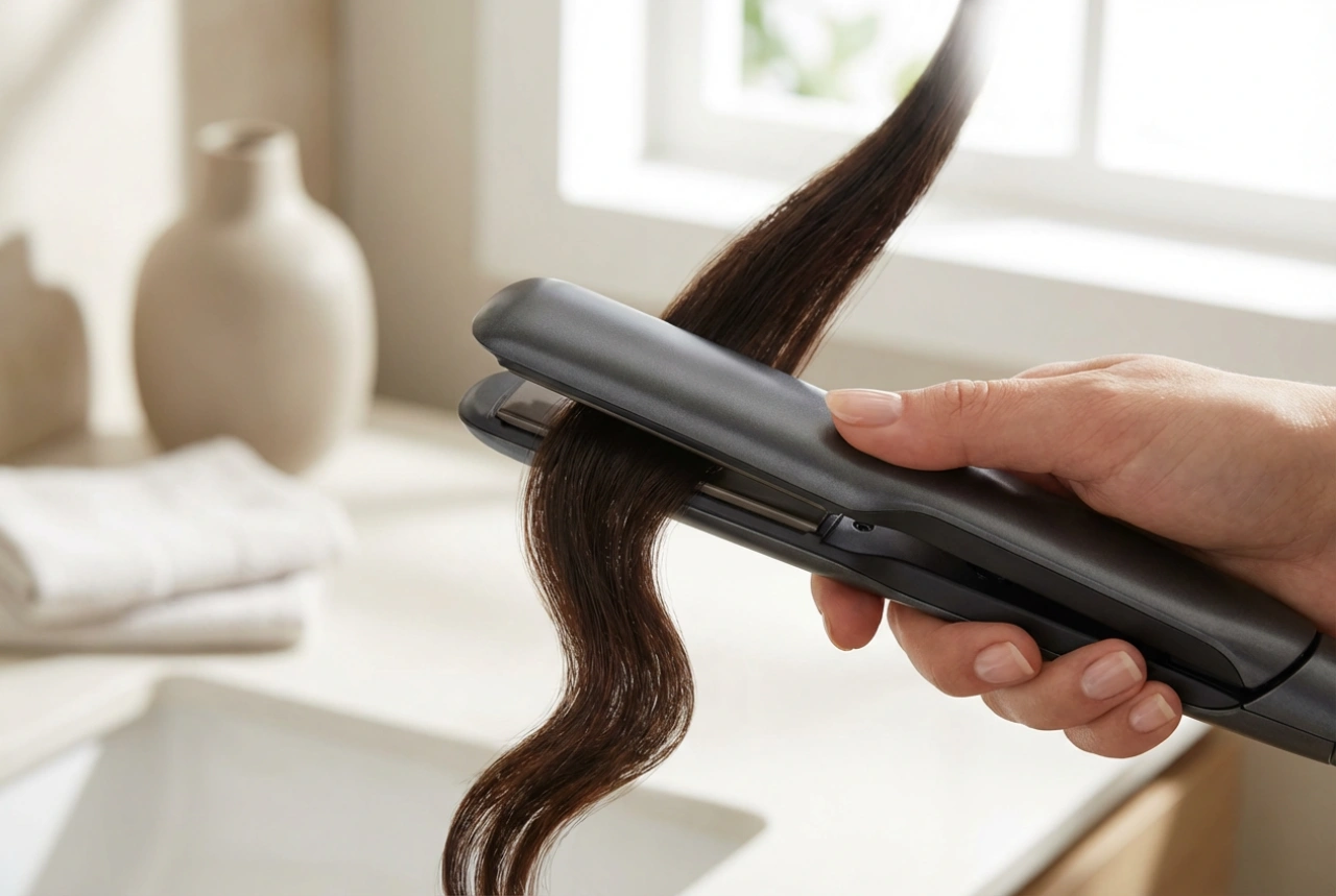 Lisseur pour boucler les cheveux : la technique de la torsion sur les plaques