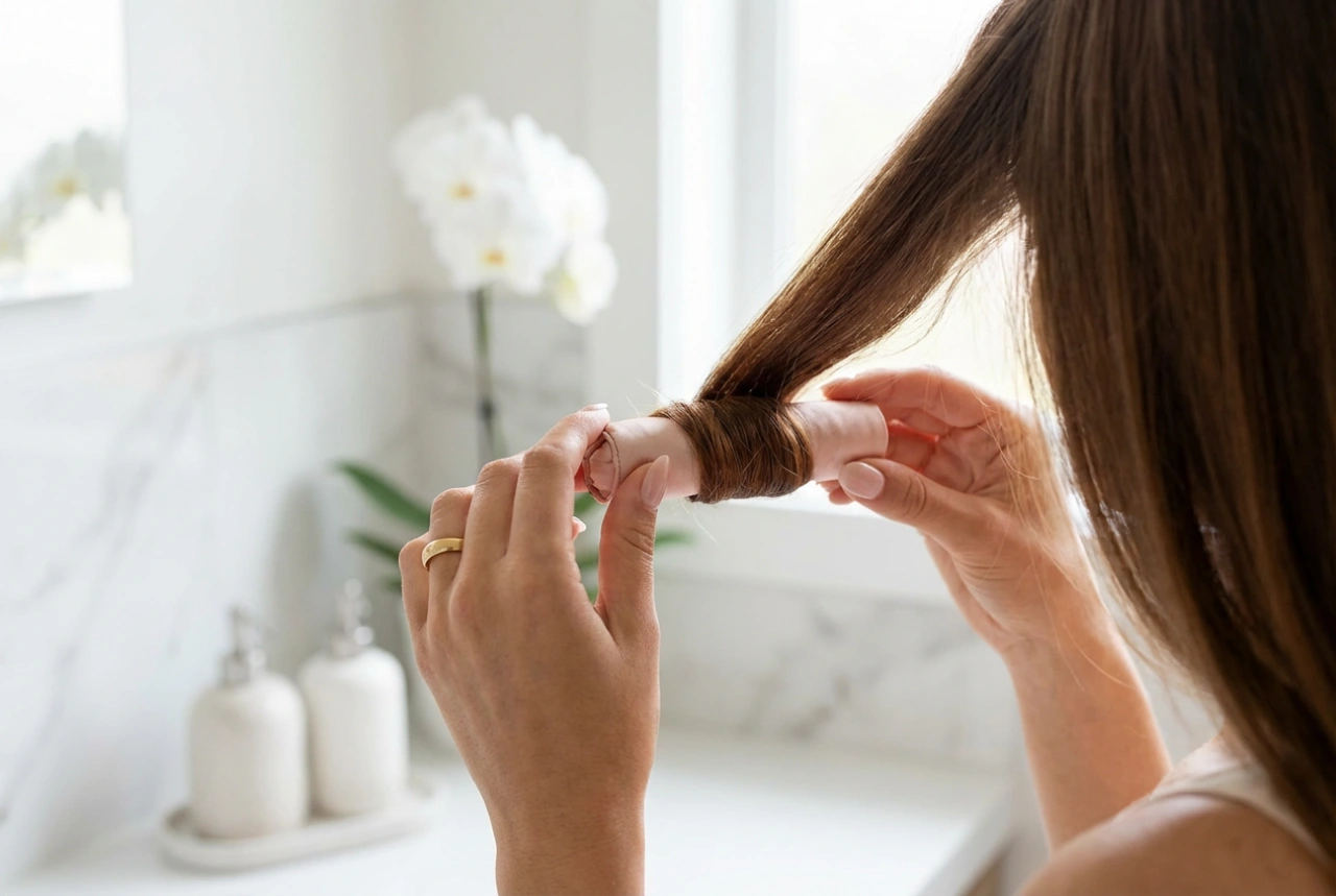 Rouleaux en soie pour cheveux : techniques d'application et fixation des boucles