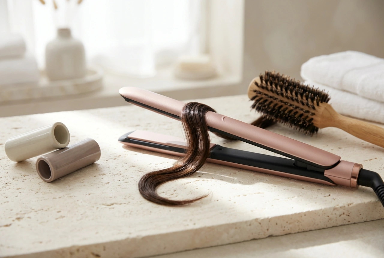 Ondulations en S : comment les réaliser avec une brosse, un lisseur ou des bigoudis