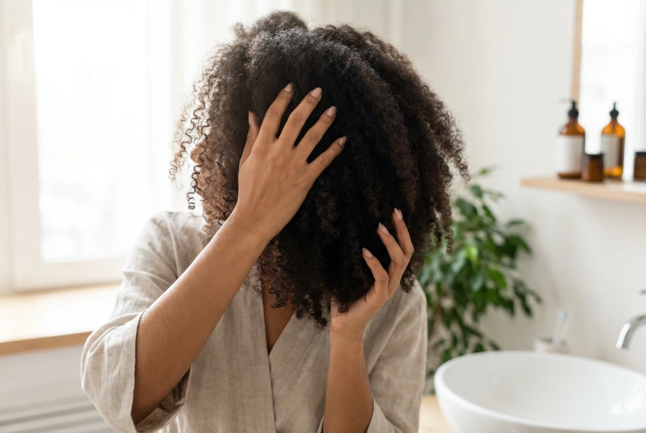 Boucles afro sur cheveux longs : méthodes, soin et fixation