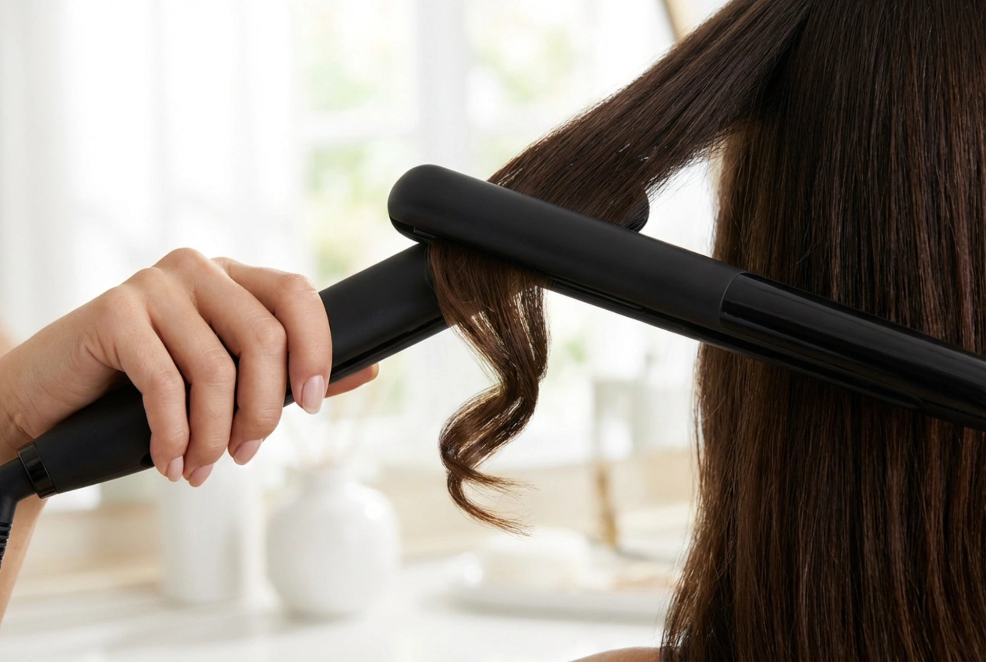 Comment boucler ses cheveux avec un lisseur : technique, protection et fixation