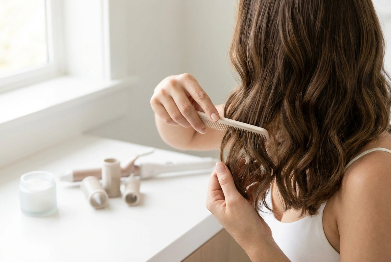 Boucles sur cheveux mi-longs : 4 techniques, du fer à friser aux bigoudis