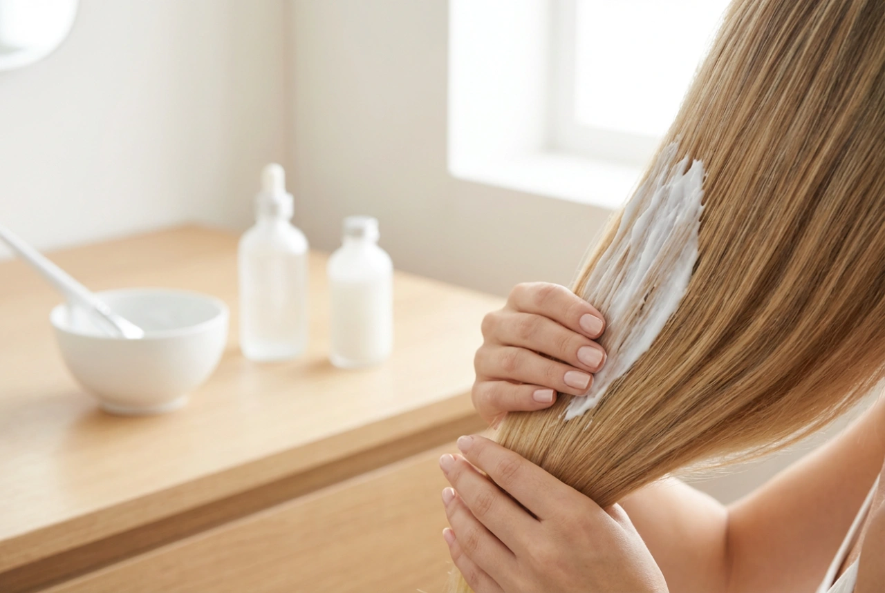 Régénération après décoloration : le masque pour cheveux blonds étape par étape