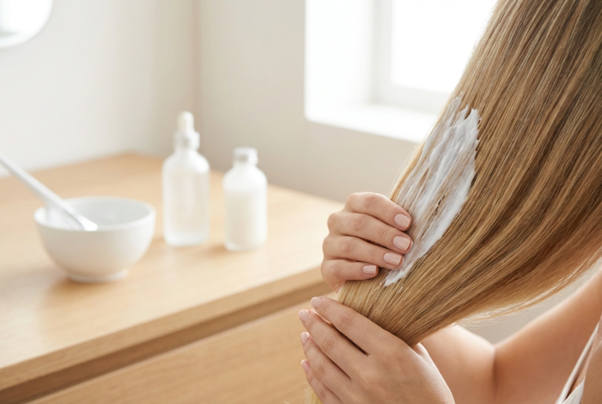 Régénération après décoloration : le masque pour cheveux blonds étape par étape