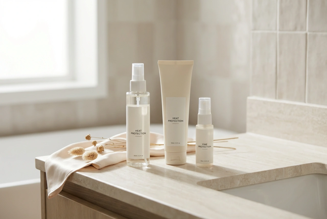 La thermoprotection des cheveux au quotidien : sprays, crèmes et brumes