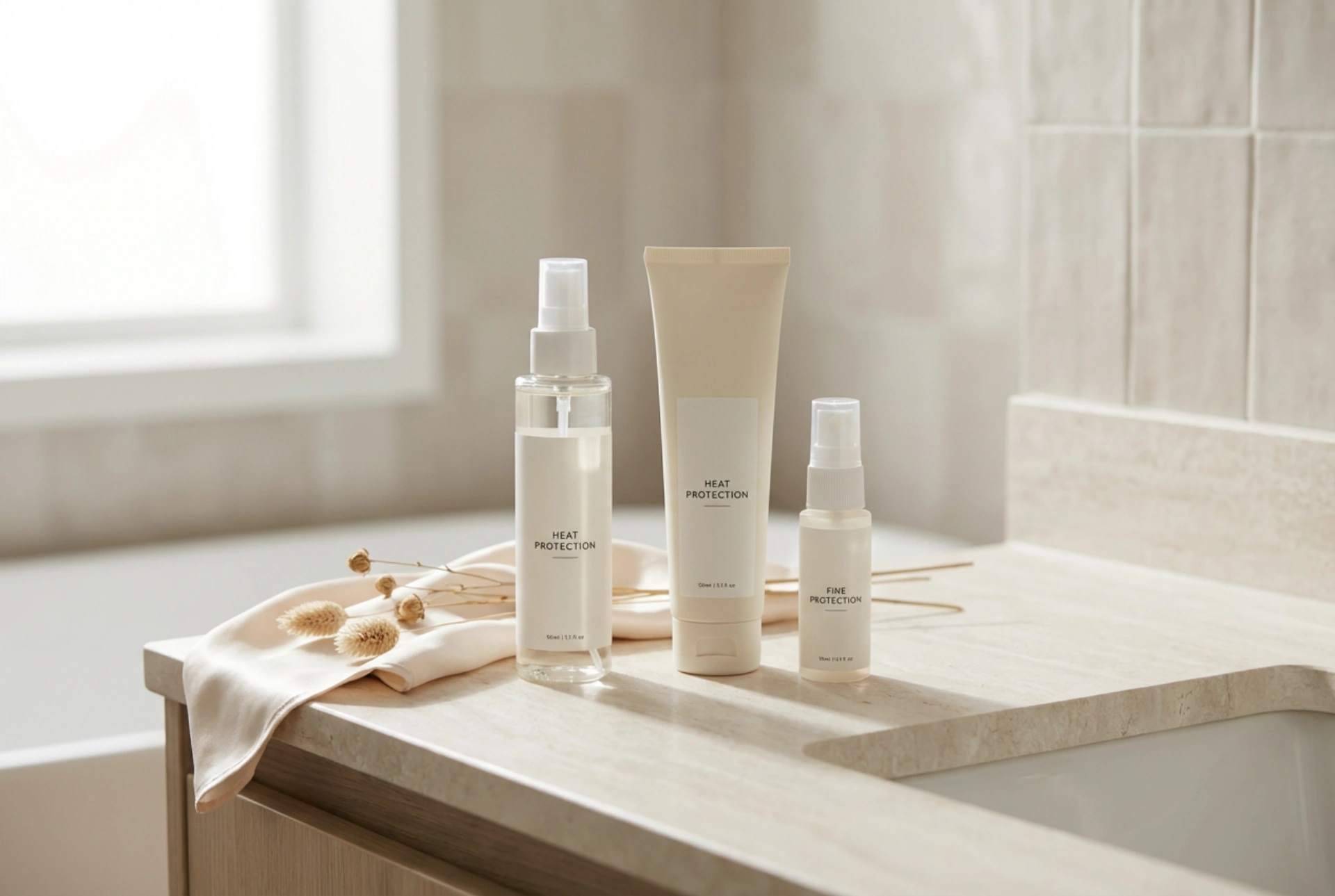 La thermoprotection des cheveux au quotidien : sprays, crèmes et brumes