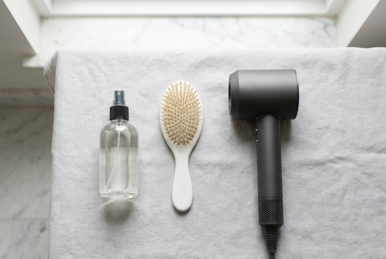Protection thermique pour les cheveux : l'ordre correct dans la routine de coiffage