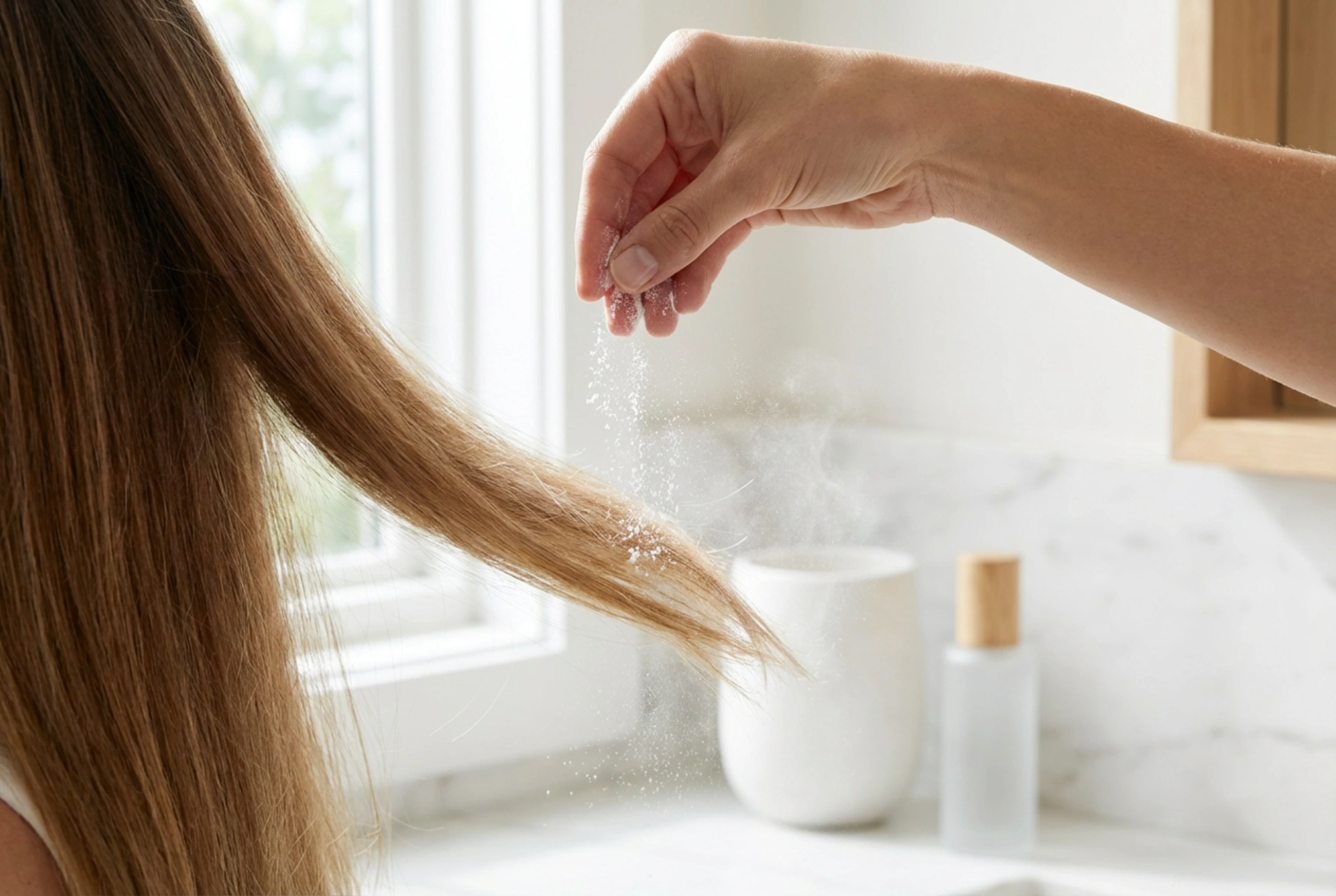 Poudre coiffante pour cheveux : texture, tenue et volume naturel
