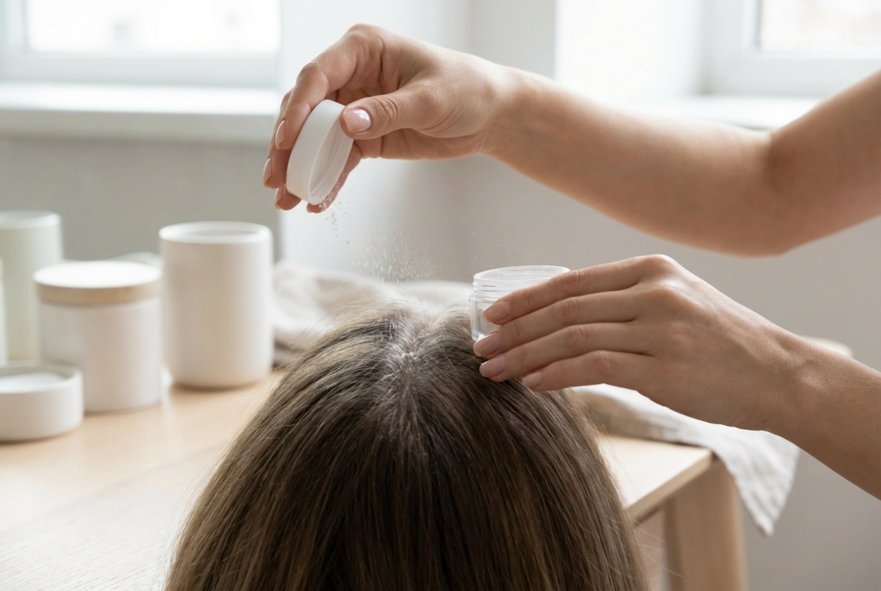 Poudre volumatrice pour cheveux : application précise étape par étape