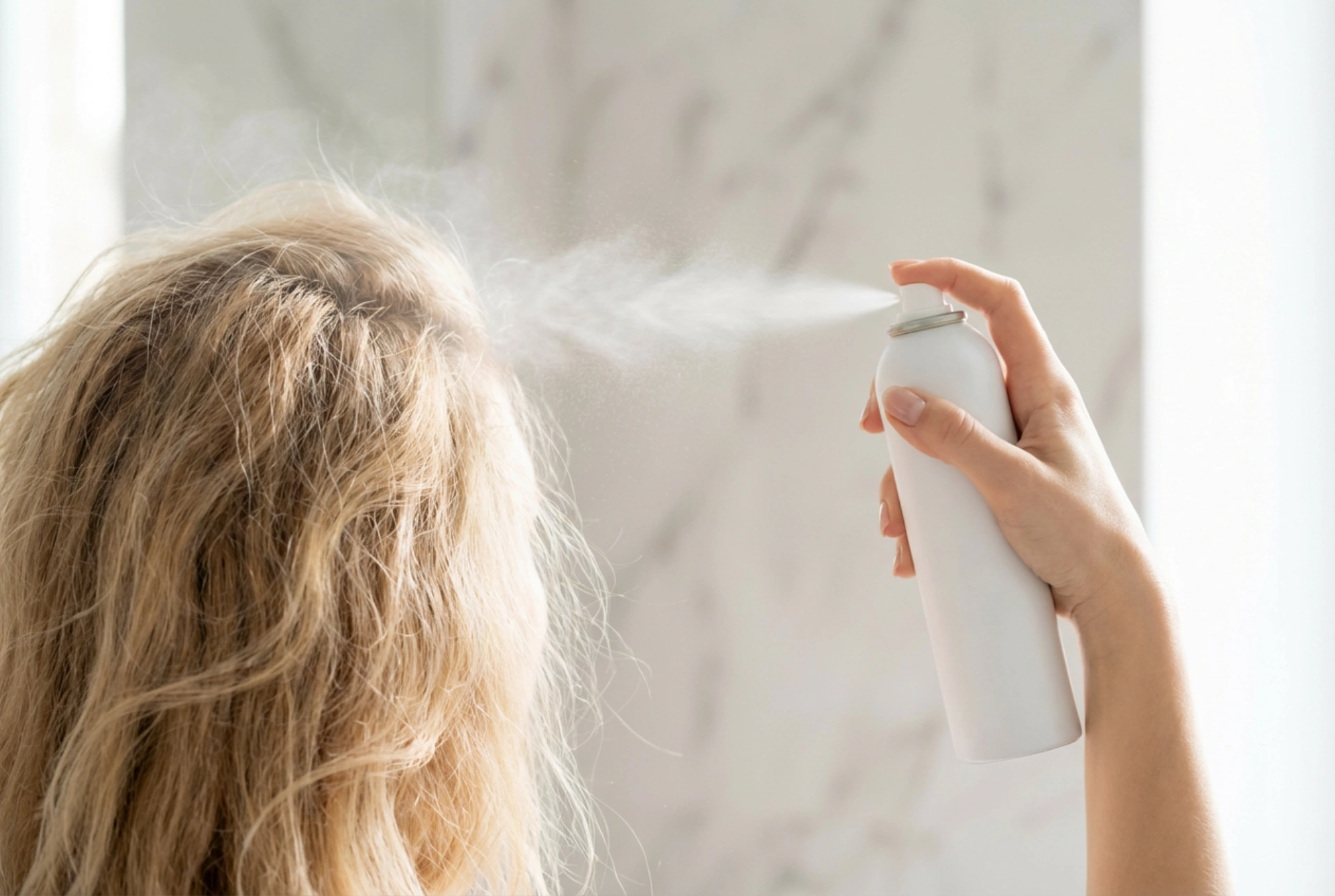 Poudre pour cheveux en spray : utilisations, application et fixation de l'effet
