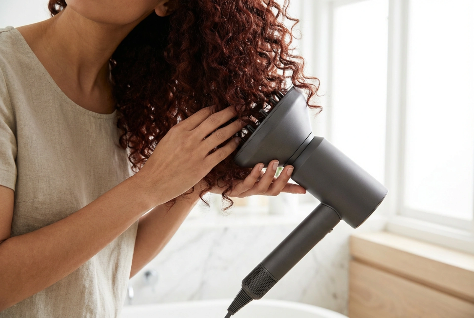 Sèche-cheveux pour boucles : comment sécher et sublimer les boucles avec un diffuseur