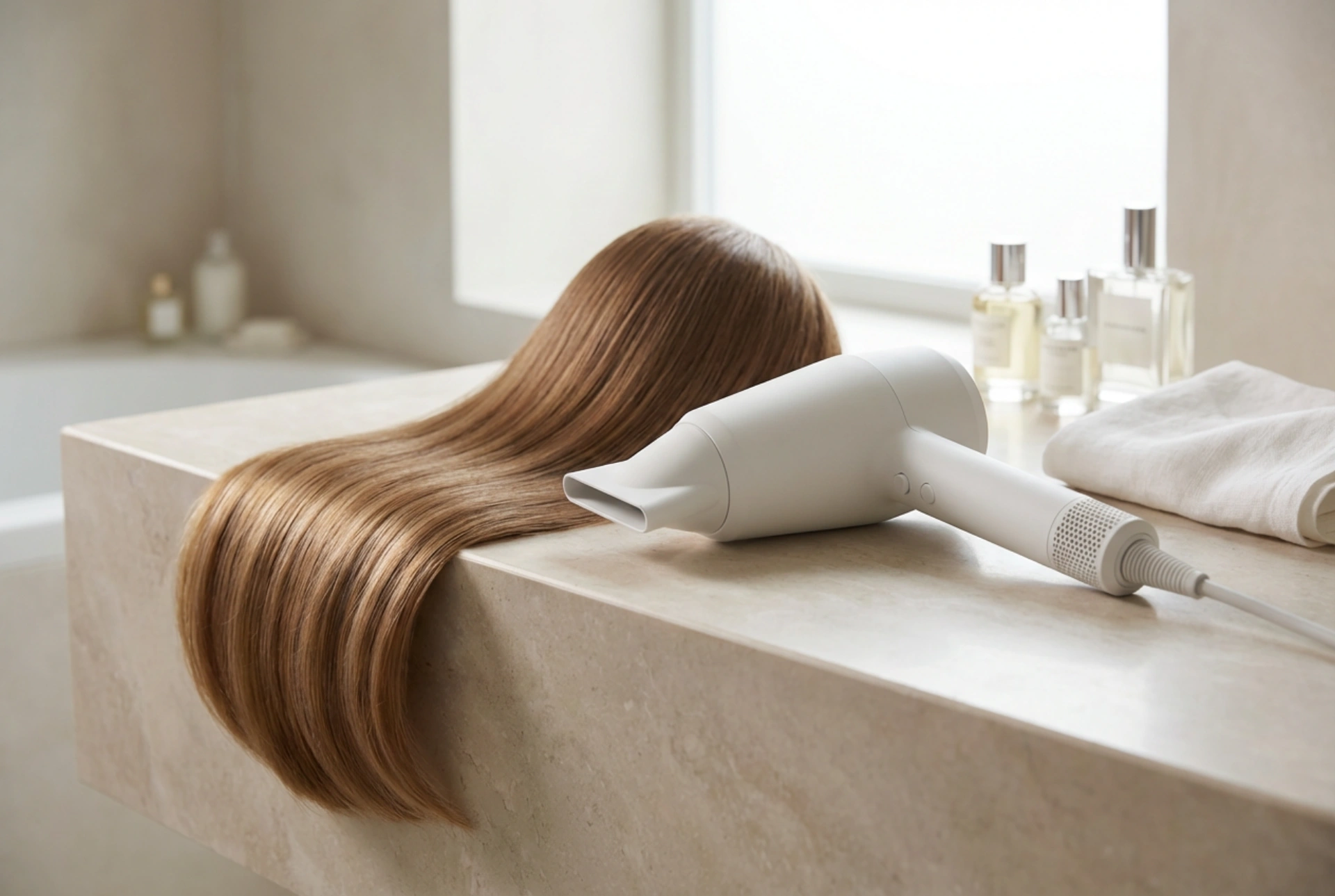 Sèche-cheveux ionique : des cheveux plus lisses, moins d'électricité statique après le séchage