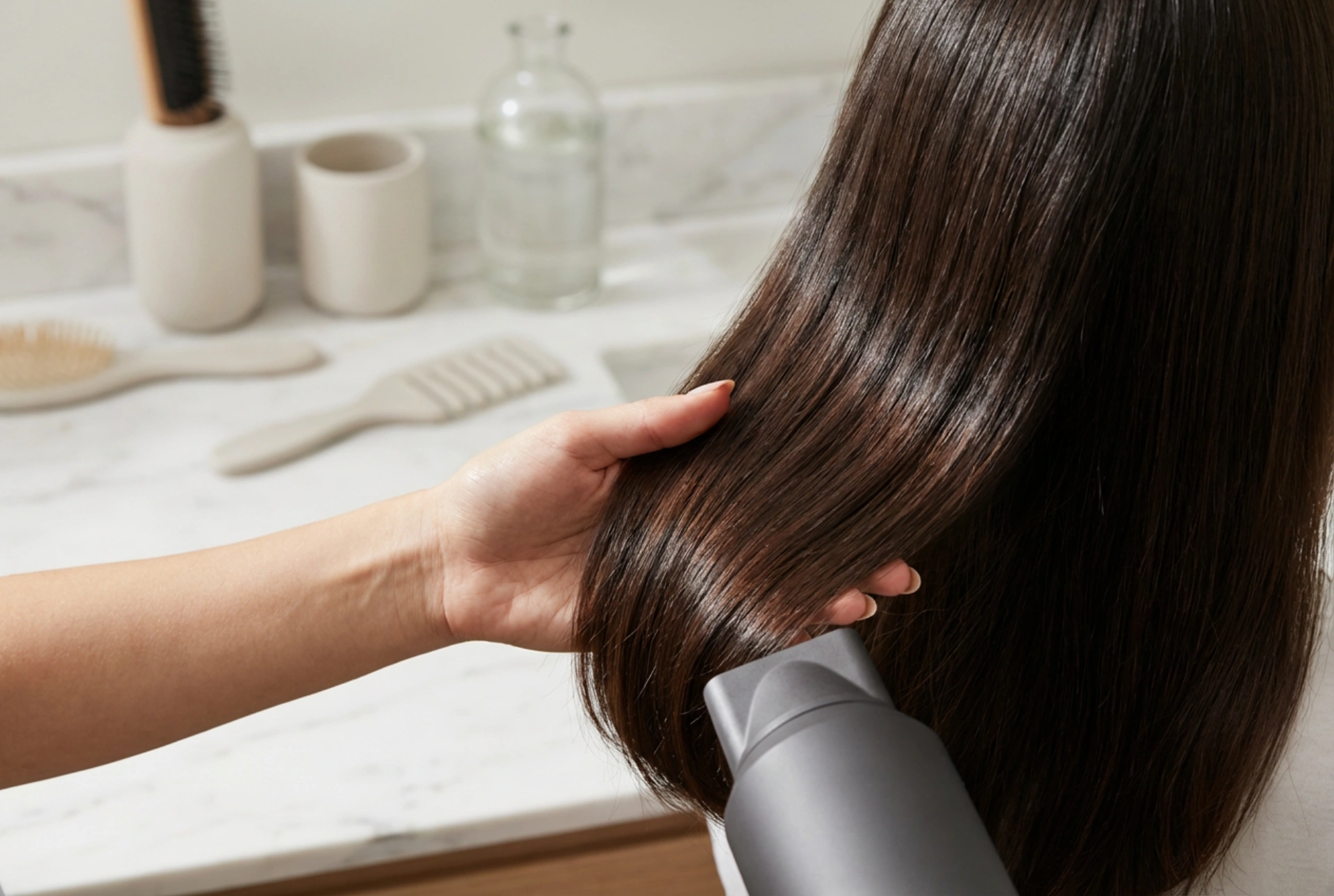 Sèche-cheveux 2400 W : séchage efficace et sûr étape par étape