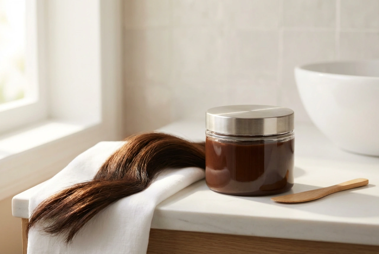 Masque colorant pour cheveux bruns : comment l'appliquer et prolonger son effet