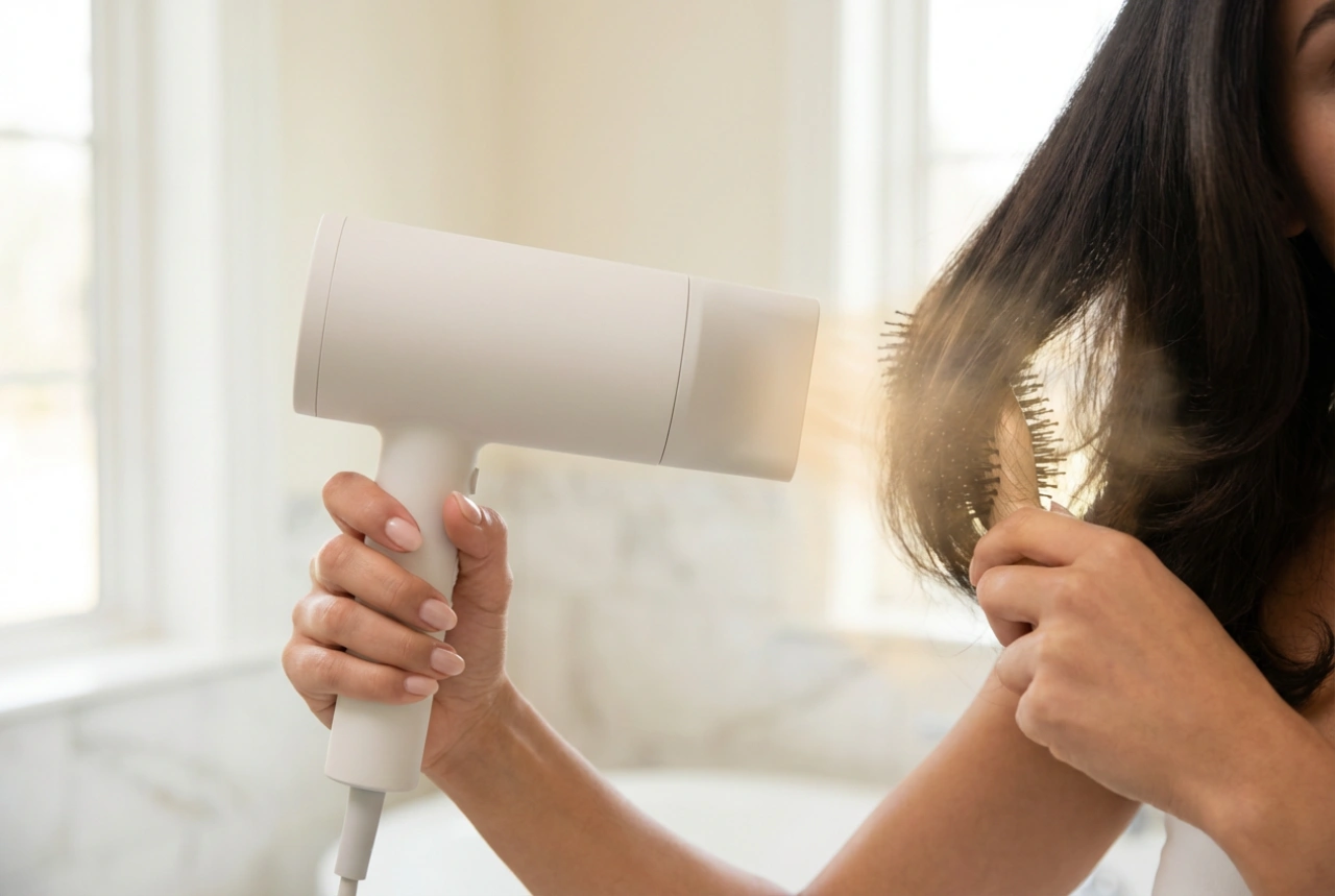 Sèche-cheveux 2000 W : optimiser la température et le flux d'air pour préserver la fibre capillaire