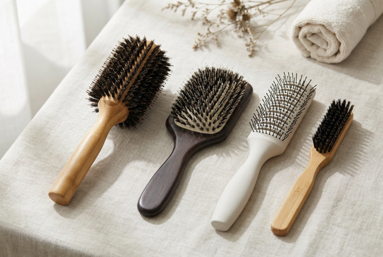 Brosses à cheveux professionnelles : choisir la forme, le diamètre et les poils pour le coiffage