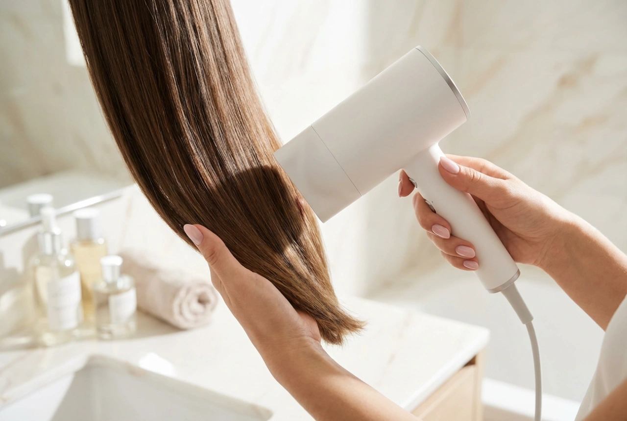 Sèche-cheveux ionique : séchage plus rapide et moins de frisottis, comment en tirer parti