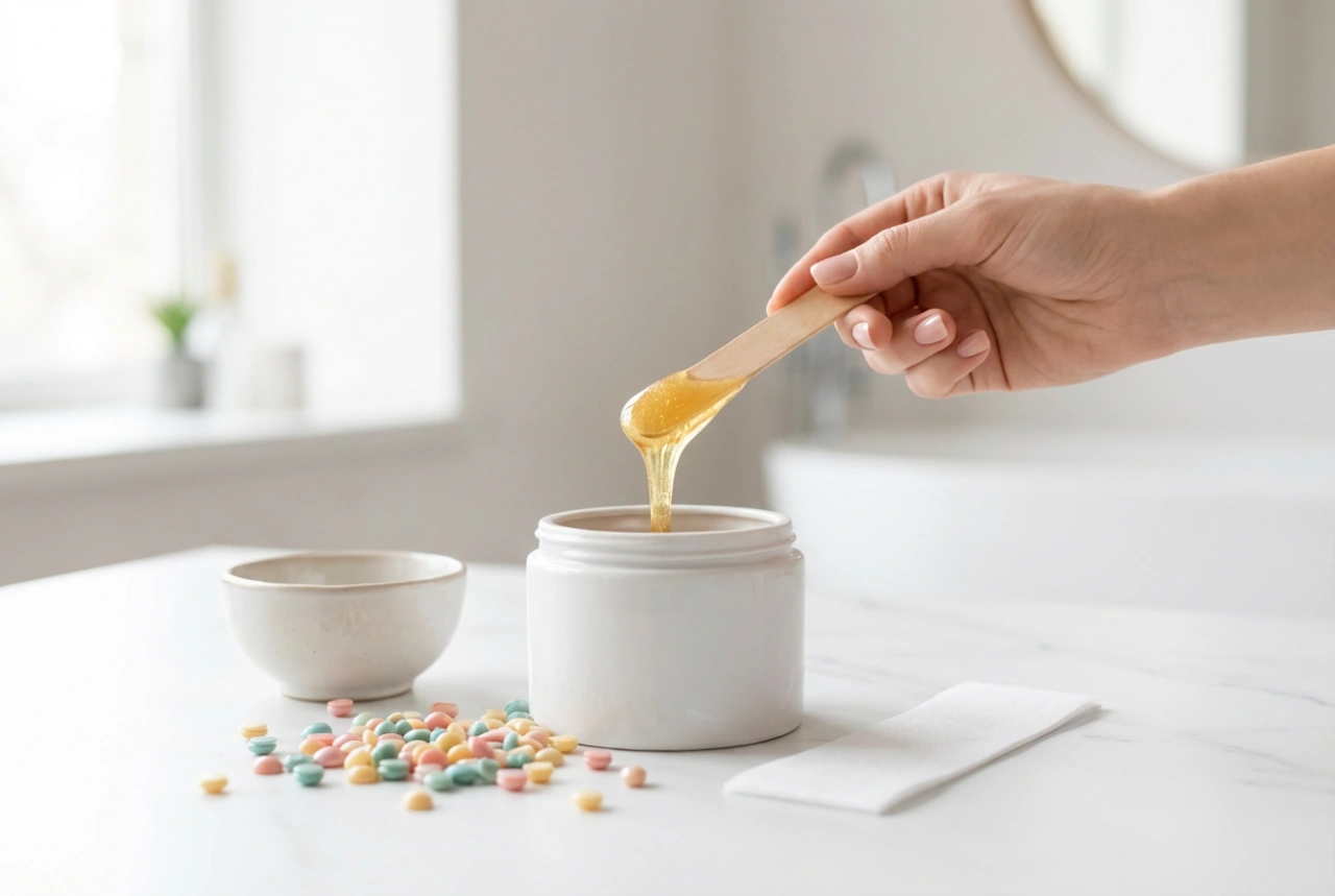 Cire cosmétique : types, température d'utilisation et application à la maison