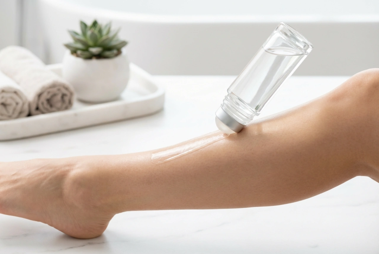 Application de la cire en roll-on : cire à épiler en roll-on sans traces