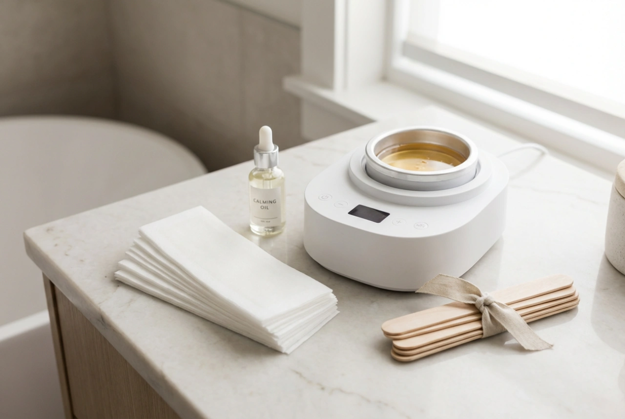 Cire à épiler professionnelle à la maison : technique, température et sécurité