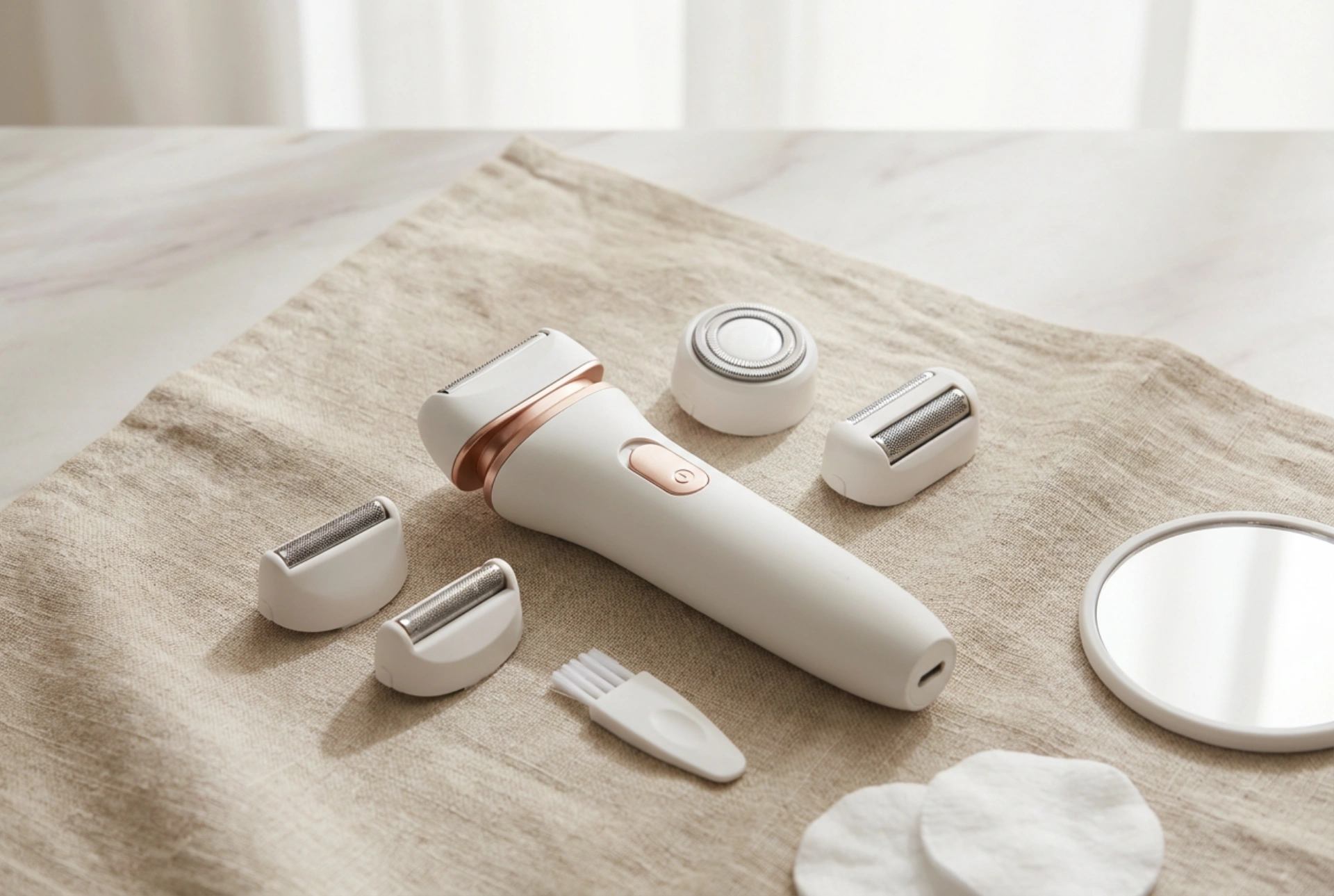 Rasoir électrique pour femme : têtes, modes et nettoyage