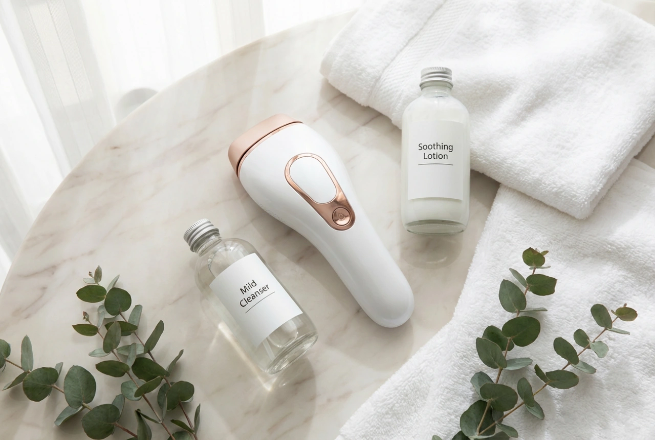 Épilation laser à domicile : préparation de la peau, planification des séances et soins post-traitement
