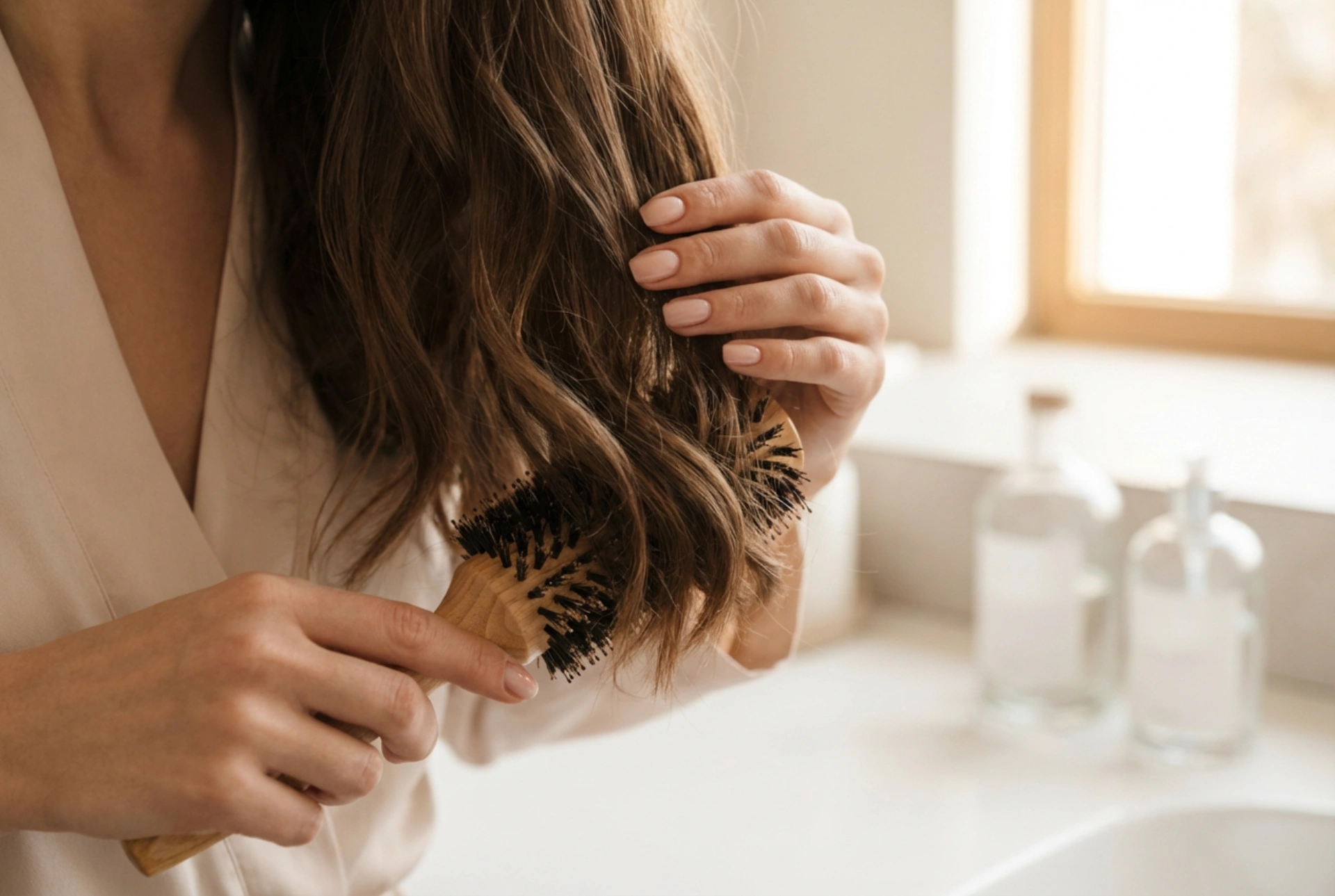 Cheveux dégradés mi-longs : coiffage quotidien étape par étape