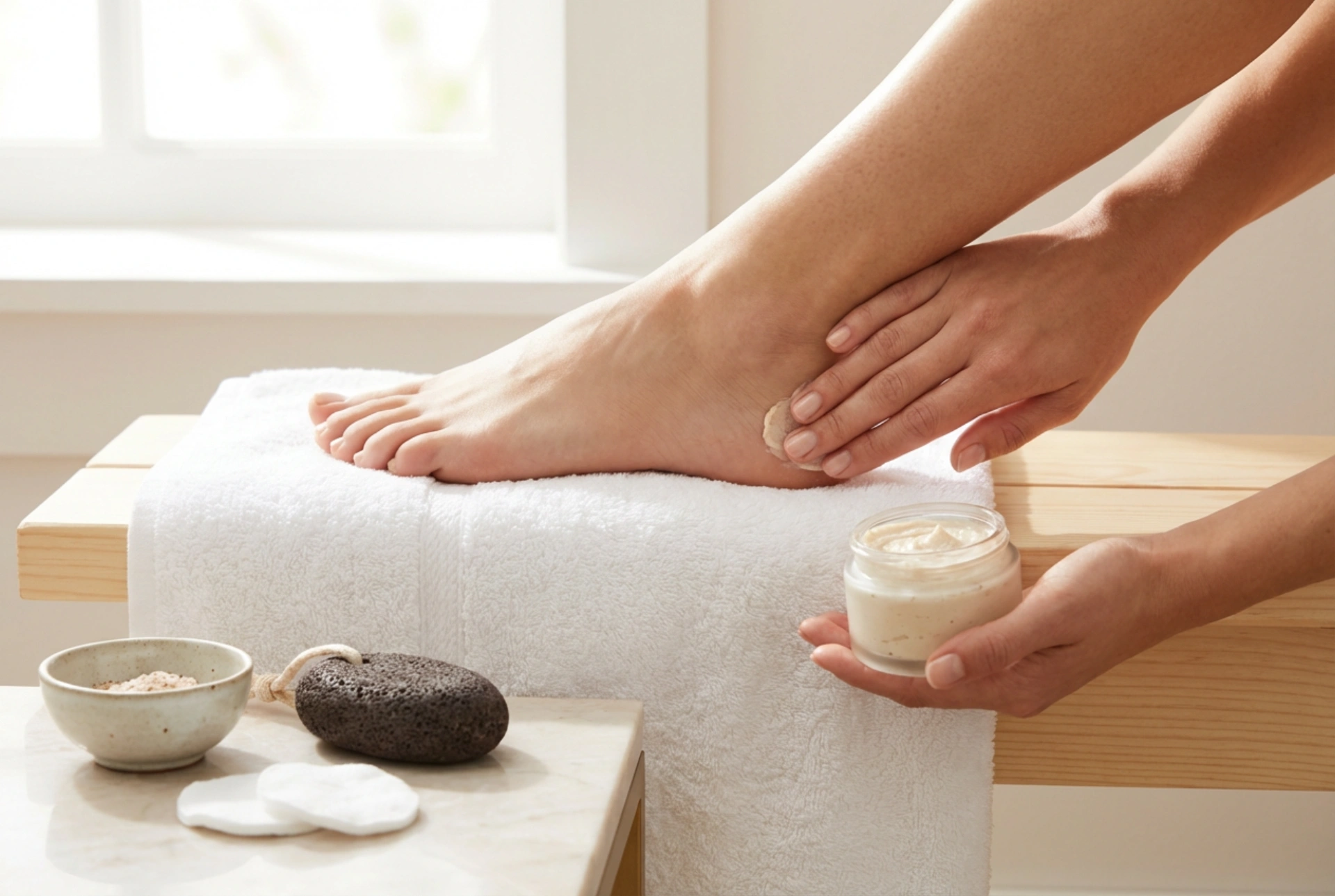 Masque exfoliant pour les pieds : préparation de la peau et utilisation sécuritaire