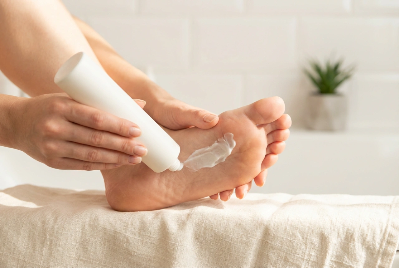 Crème podologique pour les pieds à la maison : comment l'utiliser et l'associer