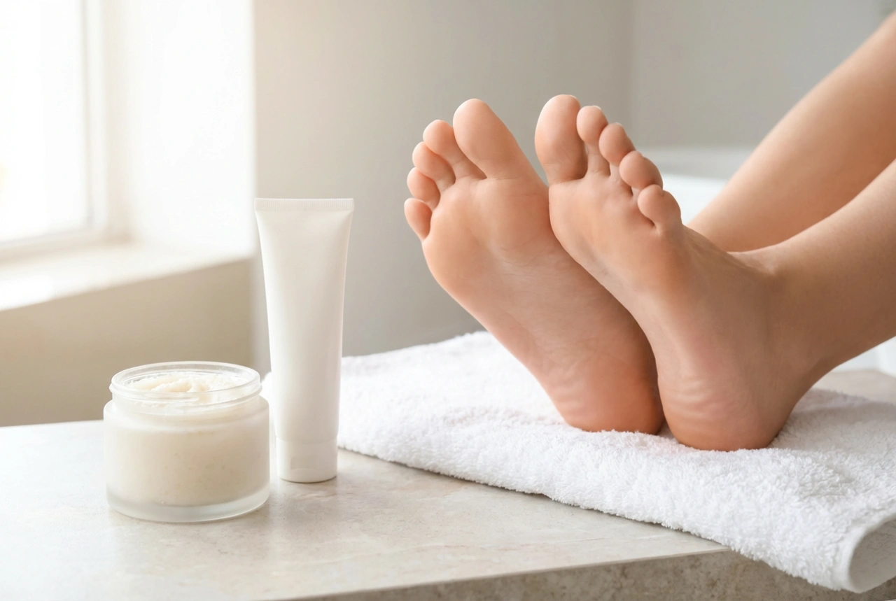 Gommage des pieds : quand l'effectuer, comment masser et comment finaliser le soin
