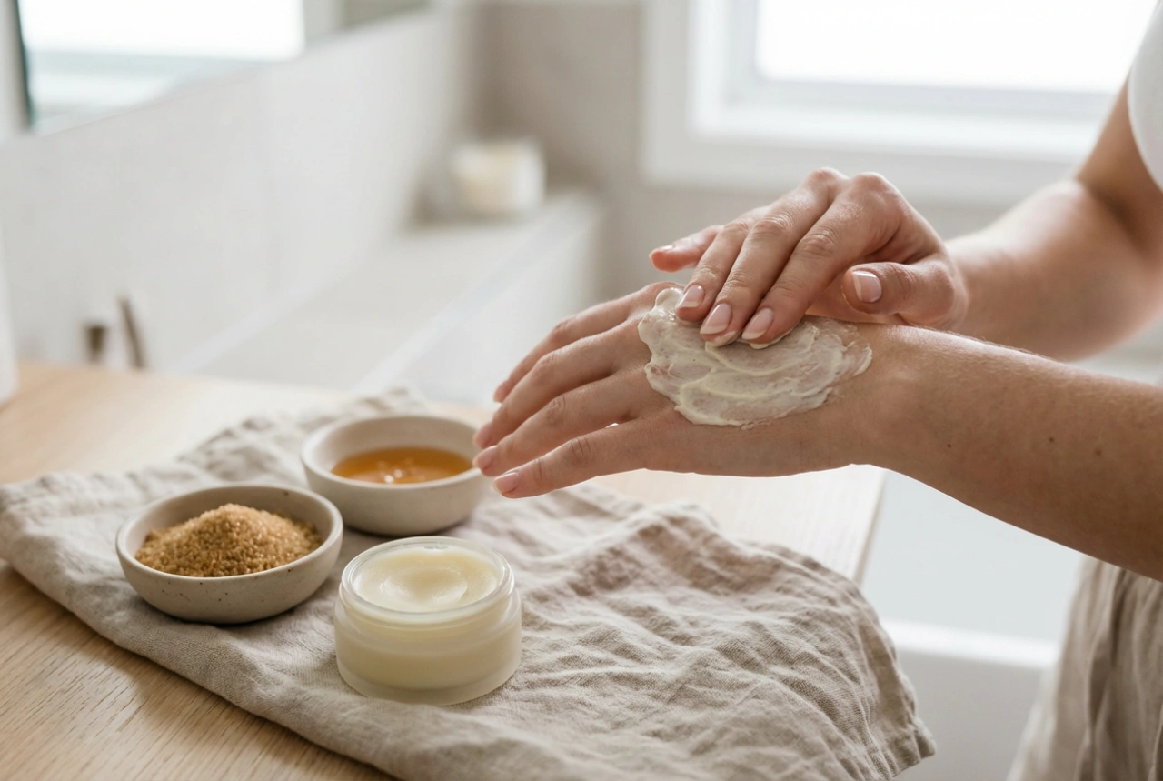 Remèdes maison pour les mains très sèches : gommage, masque et occlusion
