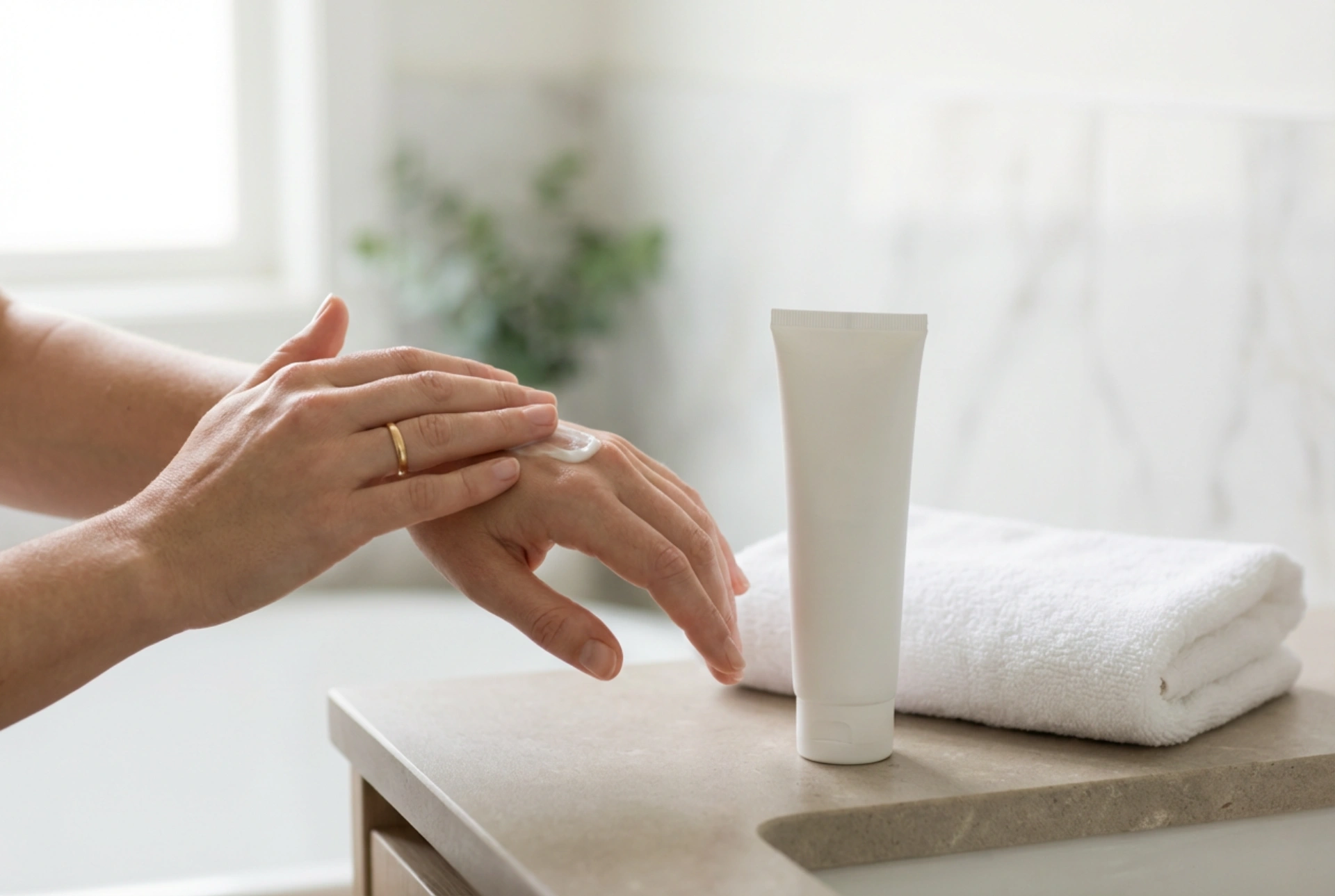 Mains sèches : un soin efficace après le lavage et la désinfection