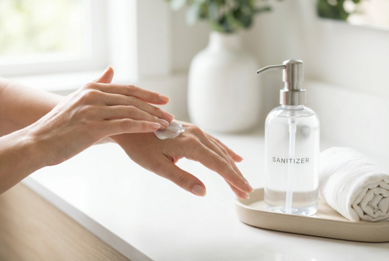 Désinfection des mains sans irritation : application, quantité et soins après utilisation